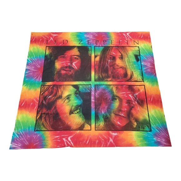 Vintage Led Zeppelin Wall Banner 1994 38" x 44" Winterland Rock‎ Express - Picture 1 of 11